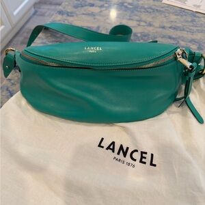 Lancel Paris Green Crossbody Bag